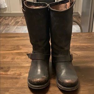 Freebird Crosby Black Distressed Boot 10M